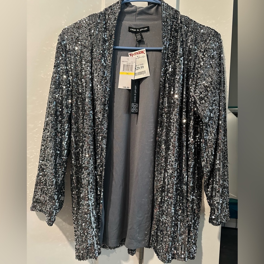Sparkle and Shine Sequin Blazer